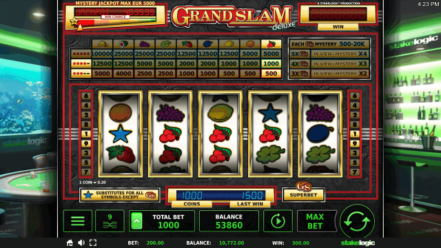 Характеристики слота Grand Slam Deluxe 5