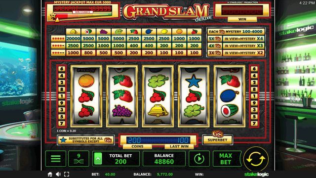 Бонусная игра Grand Slam Deluxe 7