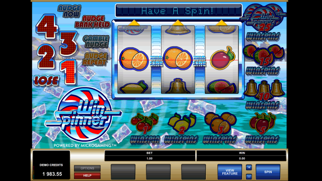 Бонусная игра Win Spinner 6