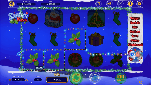 Игровой интерфейс Santa's Kiss 8