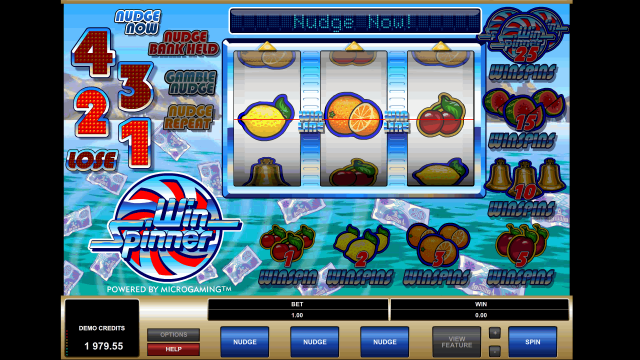 Характеристики слота Win Spinner 7