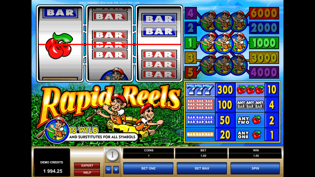 Бонусная игра Rapid Reels 3