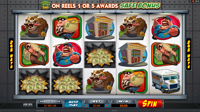 Игровой интерфейс Bust The Bank 10