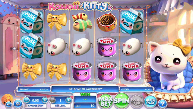 Игровой интерфейс Kawaii Kitty 1