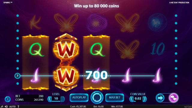 Бонусная игра Sparks 10