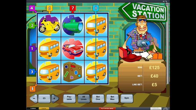 Бонусная игра Vacation Station 8