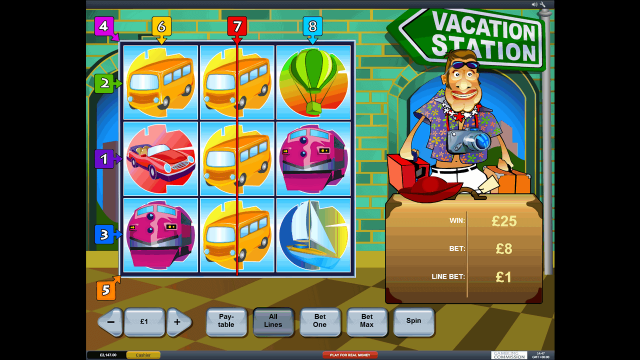 Игровой интерфейс Vacation Station 10