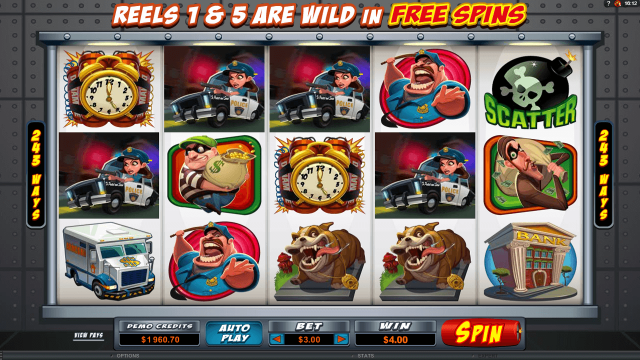 Игровой интерфейс Bust The Bank 8