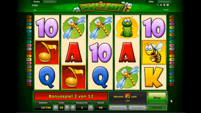 Игровой интерфейс Bugs And Bees 5