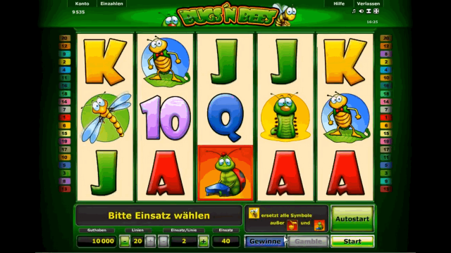 Игровой интерфейс Bugs And Bees 1