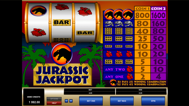 Бонусная игра Jurassic Jackpot 3