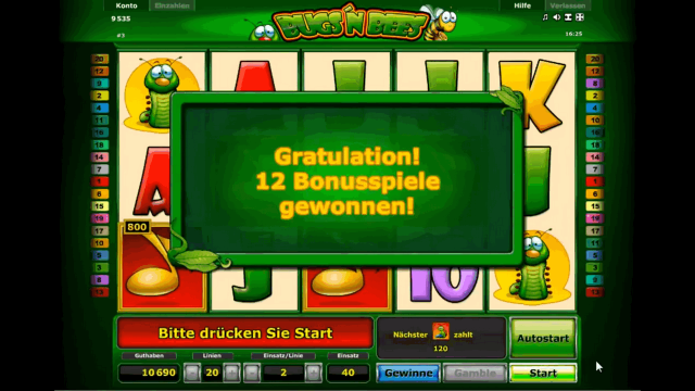 Игровой интерфейс Bugs And Bees 4