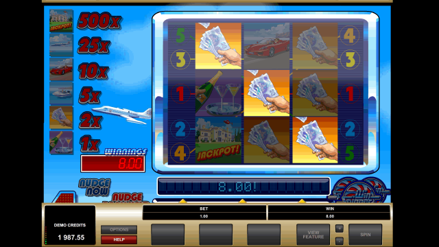 Игровой интерфейс Win Spinner 10