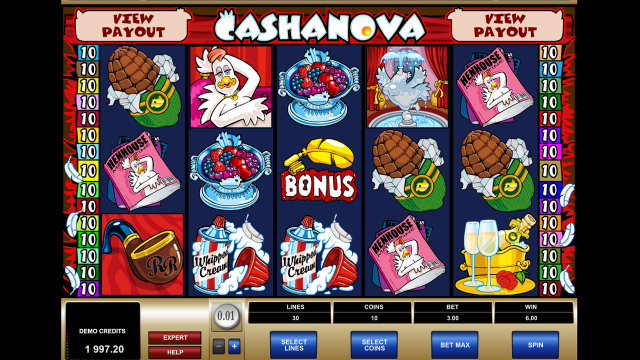 Бонусная игра Cashanova 10