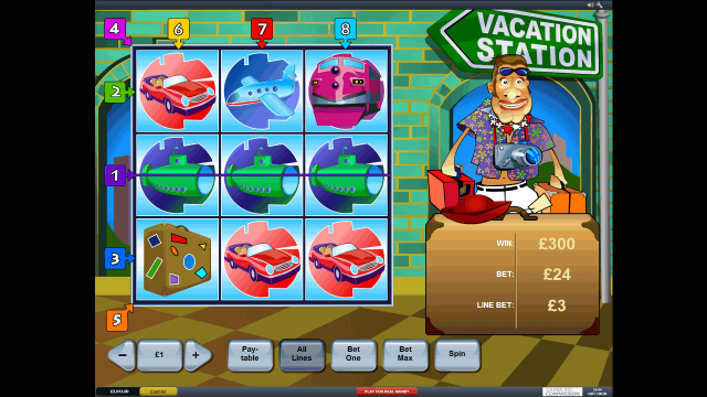 Игровой интерфейс Vacation Station 6