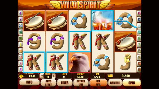 Бонусная игра Wild Spirit 9