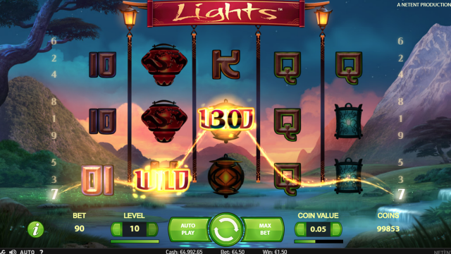 Бонусная игра Lights 9